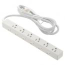 オーム電機 電源タップ(2m 6個口) HS-TKML62-3PE25