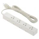 オーム電機 電源タップ(2m 4個口) HS-TKML42-3P25