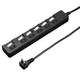 ヤザワ 電源タップ(3m 6個口) H8KS663BK