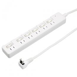 ヤザワ 電源タップ(3m 6個口) H8KS663WH