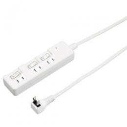 ヤザワ 電源タップ(1m 3個口) H8KS331WH