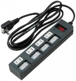 ヤザワ 電源タップ(2m 4個口) Y02BKS452BK