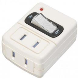 ヤザワ タップ(2個口) Y02FUSK210WH