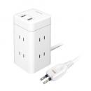 多摩電子工業 タワー型USBタップ TSK110U2W