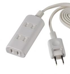 エルパ 電源タップ(50cm 3個口) WBT-N3005B(W)