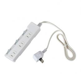 エルパ 電源タップ(1m 3個口) WLK-R31S(W)