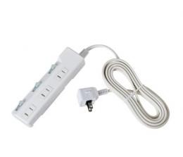 エルパ 電源タップ(3m 3個口) WLK-R33S(W)