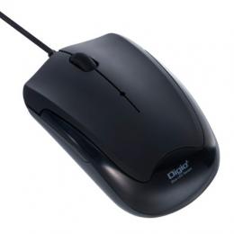 ナカバヤシ 有線マウス MUS-UKT124 ブラック