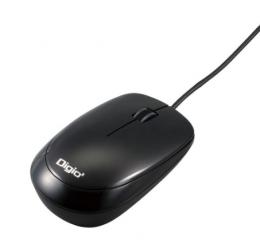 ナカバヤシ 有線マウス MUS-UKT114 ブラック