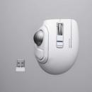 エレコム 無線トラックボールマウス M-MT1MRS ホワイト