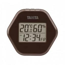 タニタ 温湿度計 TT-573 ブラウン