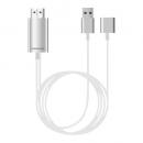 多摩電子工業 iPhone用HDMIケーブル(2m) TSK72H20W