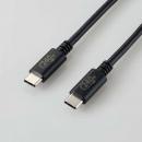 エレコム USBケーブル U2C-CCPE10NBK 1m ブラック