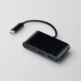 エレコム USBハブ U3HC-A424P10BK ブラック