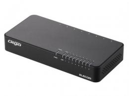 エレコム ネットワークハブ EHC-G08PN2-JB ブラック