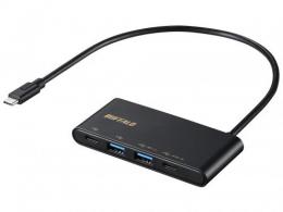 BUFFALO USBハブ BSH4U500C1PBK ブラック