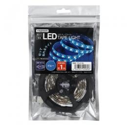 ヤザワ LEDテープライト TPL011 1m ブルー