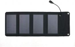 エアージェイ ポータブルソーラー充電器 AJ-NSOLAR7W ブラック
