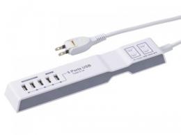 オーム電機 電源タップ HS-T215UD3