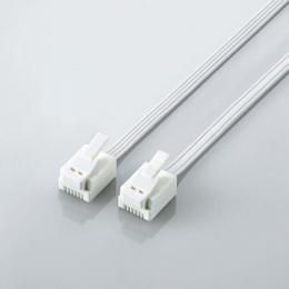 エレコム モジュラーケーブル(10m) MJ-T10WH