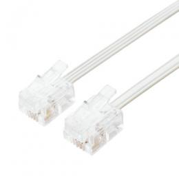 ナカバヤシ 電話機コード(20m) DC-F420/WH