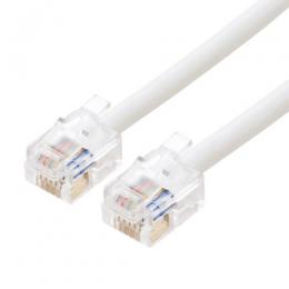 ナカバヤシ 電話機コード(1m) DC-601/WH