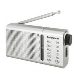 オーム電機 AM/FMポケットラジオ RAD-P503S