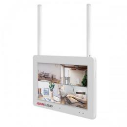 JUANCLOUD Wi-Fiネットワークカメラ用増設モニター JA-T6204-W