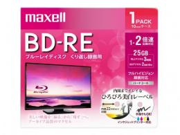 マクセル 録画用BD-RE 2倍速 1枚 BEV25WPE.1J