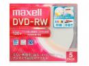 マクセル 録画用DVD-RW 2倍速 5枚組 DW120WPA.5S