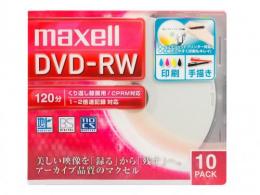 マクセル 録画用DVD-RW 2倍速 10枚組 DW120WPA.10S