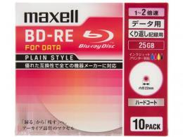 マクセル データ用BD-RE 2倍速 10枚組 BE25PPLWPA.10S