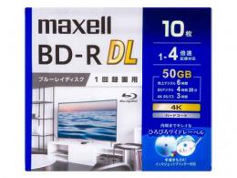 マクセル 録画用BD-R DL 4倍速 10枚組 BRV50WPG.10S