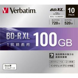 バーベイタム 録画用BD-R XL 4倍速 10枚組 VBR520YP10D1