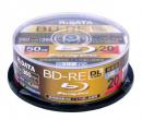RiDATA 録画用BD-RE DL 2倍速 20枚組 BD-RE260PW 2X.20 SP A