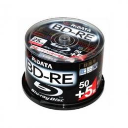 RiDATA 録画用BD-RE 2倍速 55枚組 BD-RE130PW 2X.50+5SP