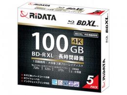 RiDATA 録画用BD-R XL 4倍速 5枚組 BD-R520PW4X.5P SC A