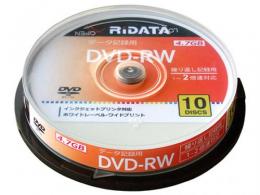 RiDATA データ用DVD-RW 2倍速 10枚組 DVD-RW4.7G. PW10SP A