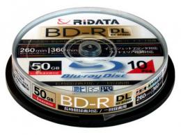 RiDATA 録画用BD-R DL 6倍速 10枚組 BD-R260PW 6X.10SP A