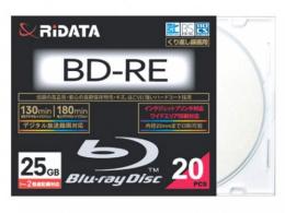 RiDATA 録画用BD-RE 2倍速 20枚組 BD-RE130PW 2X.20P SC C