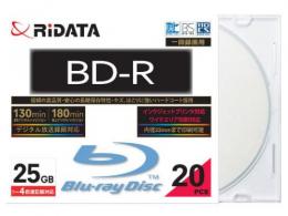 RiDATA 録画用BD-R 4倍速 20枚組 BD-R130PW 4X.20P SC C