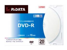 RiDATA 録画用DVD-R 16倍速 20枚組 D-RCP16x.PW20RD SC D