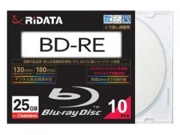 RiDATA 録画用BD-RE 2倍速 10枚組 BD-RE130PW 2X.10P SC C