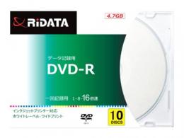 RiDATA データ用DVD-R 16倍速 10枚組 D-R16X47G.PW10P SC B
