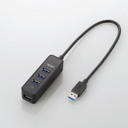 エレコム USBハブ U3H-T405BBK ブラック