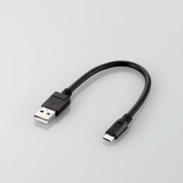 エレコム USB(A to microB)変換ケーブル(20cm) MPA-AMB2U02BK