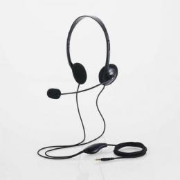 エレコム ヘッドセット HS-HP14STBK