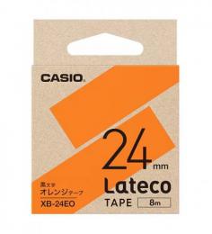 カシオ ラベルライター用テープ(オレンジ) XB-24EO
