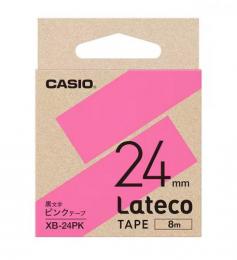 カシオ ラベルライター用テープ(ピンク) XB-24PK