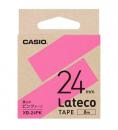 カシオ ラベルライター用テープ(ピンク) XB-24PK